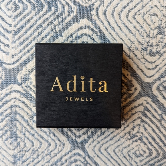 SOLD Adita 14k Yellow Gold Teardrop White Opal Necklace-Chain/Pendant/Earrings - Picture 11 of 11